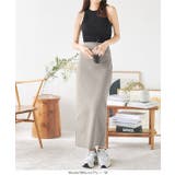 前後2wayフロントジップリブニットタイトスカート［M4059］ | KOBE LETTUCE | 詳細画像9 