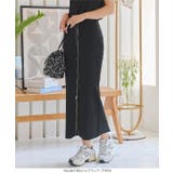 前後2wayフロントジップリブニットタイトスカート［M4059］ | KOBE LETTUCE | 詳細画像2 