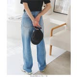 綿100%ハイウエストストレートワイドデニムパンツ［M4060］ | KOBE LETTUCE | 詳細画像13 