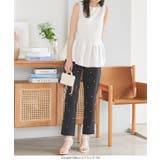 パール付きテーパードパンツ［M4063］ | KOBE LETTUCE | 詳細画像2 