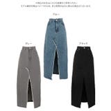 スリットデニムスカート［M4093］ | KOBE LETTUCE | 詳細画像7 