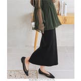 [ 選べるサイズ 丈 ] アンチピリングリブニットスカート［M4094］ | KOBE LETTUCE | 詳細画像19 