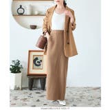 [ 選べるサイズ 丈 ] アンチピリングリブニットスカート［M4094］ | KOBE LETTUCE | 詳細画像6 