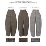 チェックカーブパンツ［M4126］ | KOBE LETTUCE | 詳細画像9 