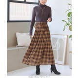 チェック消しプリーツスカート［M4127］ | KOBE LETTUCE | 詳細画像8 