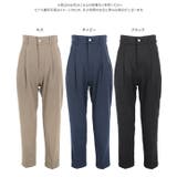 お腹ポッコリ解消テーパードパンツ［M4130］ | KOBE LETTUCE | 詳細画像15 