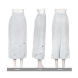 [ 裏起毛 ] アイレットヘムスウェットスカート［M4140］ | KOBE LETTUCE | 詳細画像10 