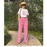 [ 春名亜美さんコラボ ]選べる3丈リネンライクタックパンツ［M4154］ | KOBE LETTUCE | 詳細画像21 