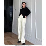 [ 春名亜美さんコラボ ]選べる3丈リネンライクタックパンツ［M4154］ | KOBE LETTUCE | 詳細画像12 
