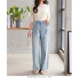 サイドフリンジラインデニムパンツ | KOBE LETTUCE | 詳細画像5