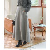 裏起毛で暖かく フレアなシルエットで上品に。 大人気スカートが”進化して”リニュ… | KOBE LETTUCE | 詳細画像7 