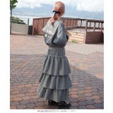 裏起毛スウェットティアードスカート 裏起毛 スウェット | KOBE LETTUCE | 詳細画像16