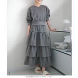 裏起毛スウェットティアードスカート 裏起毛 スウェット | KOBE LETTUCE | 詳細画像18