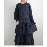裏起毛スウェットティアードスカート 裏起毛 スウェット | KOBE LETTUCE | 詳細画像20