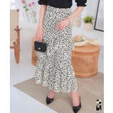 アシンメトリーフリルスカート［M4232］ | KOBE LETTUCE | 詳細画像1 