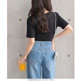 ウエスト調整ゴム付きワイドデニムパンツデニム レディース パンツ | KOBE LETTUCE | 詳細画像11