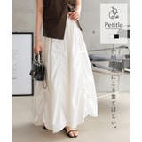 [ Petitle / プチレ ] シャーリングデザインスカート［M4255］ | KOBE LETTUCE | 詳細画像1 