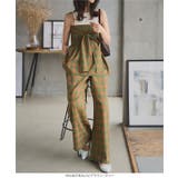 チェック柄ワイドパンツ チェック柄 ワイド | KOBE LETTUCE | 詳細画像3