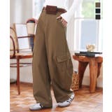 ミニポーチベルト付きカーゴカーブパンツ ミニポーチベルト付き カーゴカーブパンツ | KOBE LETTUCE | 詳細画像1