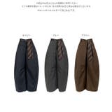 ネクタイ風ベルト付きカーブパンツ［M4302］ ネクタイ風ベルト付き カーブパン… | KOBE LETTUCE | 詳細画像9 