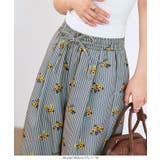 ダブルウエストストライプワイドパンツ［M4333］ ストライプ ワイドパンツ | KOBE LETTUCE | 詳細画像4 