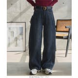 あったか裏シャギーワイドカーブデニムパンツ あったか 裏シャギー | KOBE LETTUCE | 詳細画像6 