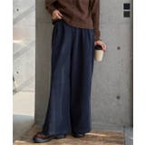 フェイクウールチェック柄タックワイドパンツ［M4344］ フェイクウール チェッ… | KOBE LETTUCE | 詳細画像1 