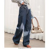 アシメウエストワイドストレートデニム［M4358］ アシメウエスト ワイド | KOBE LETTUCE | 詳細画像2 