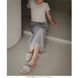 選べる2タイプミディorロング裾レースサテンスカート［M4360］ 裾レース サ… | KOBE LETTUCE | 詳細画像13 