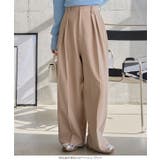 ツータックワイドパンツ［M4363］ ツータック ワイドパンツ | KOBE LETTUCE | 詳細画像2 