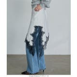 裾レースアシメサテンスカート［M4387］ 裾レース サテンスカート | KOBE LETTUCE | 詳細画像2 