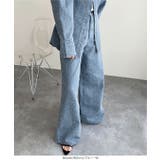 ブークレーデニムワイドパンツ［M4389］ デニム ワイドパンツ | KOBE LETTUCE | 詳細画像9 