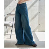 ストレッチワイドバギーデニムパンツ［M4398］ ワイド バギー | KOBE LETTUCE | 詳細画像2 