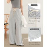 裾切りっぱなしスウェットワイドパンツ［M4413］ スウェットパンツ 裾切りっぱ… | KOBE LETTUCE | 詳細画像3 