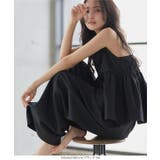 無地orドット柄ウエストリボンワイドパンツ［M4439］ ウエストリボン ワイド… | KOBE LETTUCE | 詳細画像9 
