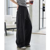 コードリボンナイロンカーブパンツ［M4444］コードリボン ナイロン カーブパン… | KOBE LETTUCE | 詳細画像1 