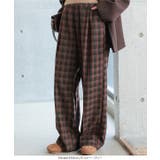 チェック柄ワイドパンツ［M4484］ チェック柄ワイドパンツ レディース | KOBE LETTUCE | 詳細画像7 