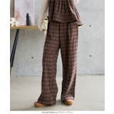チェック柄ワイドパンツ［M4484］ チェック柄ワイドパンツ レディース | KOBE LETTUCE | 詳細画像11 