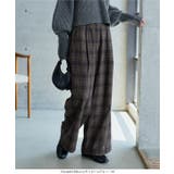 チェック柄ワイドパンツ［M4487］ チェック柄ワイドパンツ レディース | KOBE LETTUCE | 詳細画像10 