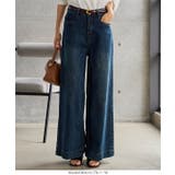ストレッチデニムバギーパンツ［M4492］デニムパンツ レディース ストレッチデ… | KOBE LETTUCE | 詳細画像4 