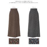 ラップデザイン花柄ロングスカート［M4495］ナロースカート レディース タイト… | KOBE LETTUCE | 詳細画像12 