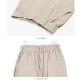 ウエストバックゴムリネンタッチワイドパンツ レディース ボトムス | KOBE LETTUCE | 詳細画像34