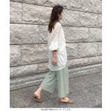ウエストバックゴムリネンタッチワイドパンツ レディース ボトムス | KOBE LETTUCE | 詳細画像18