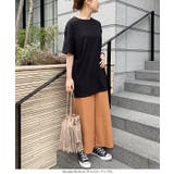 ウエストバックゴムリネンタッチワイドパンツ レディース ボトムス | KOBE LETTUCE | 詳細画像21