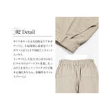 ウエストバックゴムリネンタッチワイドパンツ レディース ボトムス | KOBE LETTUCE | 詳細画像7