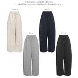 スウェット素材ワイドカーブパンツ［M5050］ | KOBE LETTUCE | 詳細画像9 