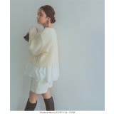 ショートニット×ペプラムブラウスセット | KOBE LETTUCE | 詳細画像6