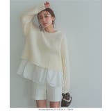 ショートニット×ペプラムブラウスセット | KOBE LETTUCE | 詳細画像9