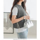 サイドバイカラーラインノースリーブニットトップス［N1100］ | KOBE LETTUCE | 詳細画像5 