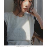 サイドバイカラーラインノースリーブニットトップス［N1100］ | KOBE LETTUCE | 詳細画像8 
